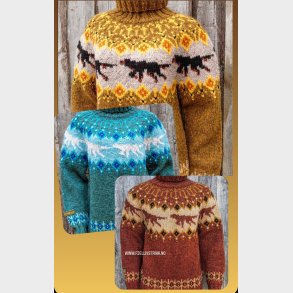 Digital Strikkeoppskrift Jakthundgenseren - Irsk, Engelsk og Gordonsettere