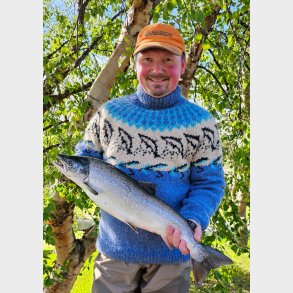 Digital Strikkeoppskrift Villaksgenseren