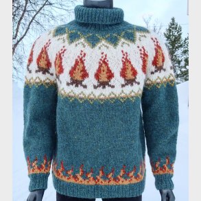 Digital strikkeoppskrift Blgenseren - tykk utgave