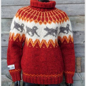 Digital Strikkeoppskrift Polarhundgenseren